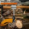 Tragbare Outdoor-Überlebens-Holzbearbeitungswerkzeuge Handbohrer Bohrer Bushcraft Siedler Handbohrer Stanzwerkzeug für Camping Wandern