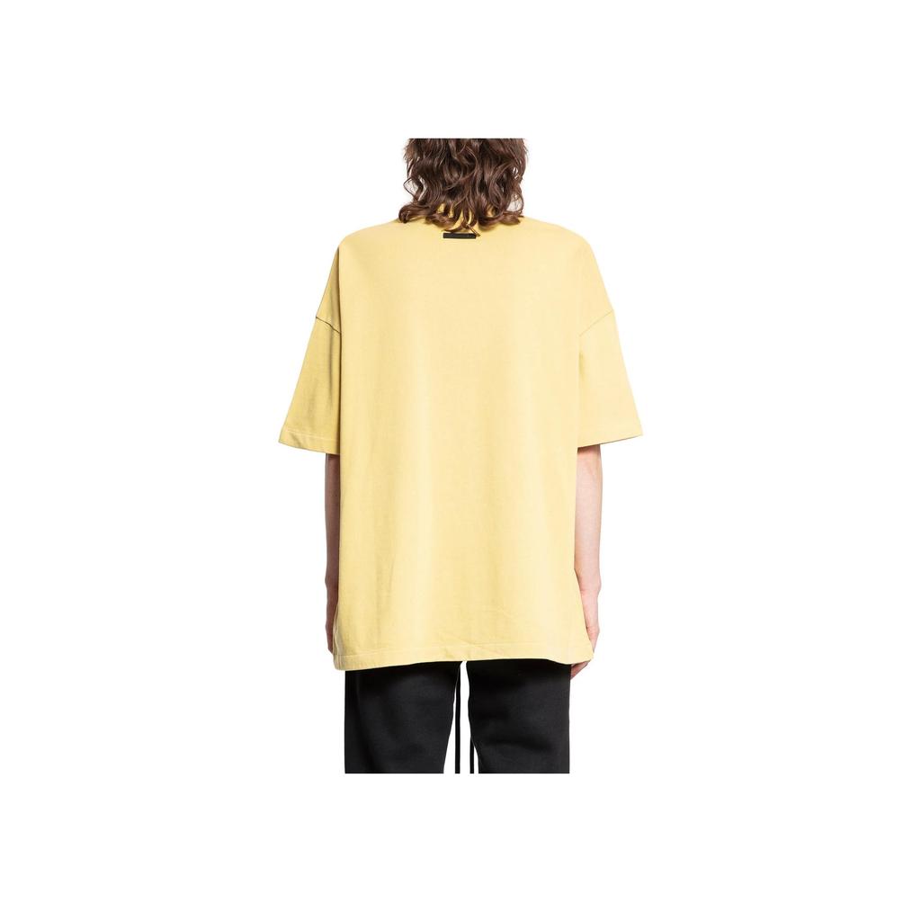 Fear of God Essentials Heavy Crewneck Tee Amber Men Tops Yellow 125BT242003F