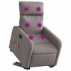 VidaXL Reclining Massage Armchair, Relaxation Chair with Adjustable Backrest and Footrest, Living Room Seat 3206715