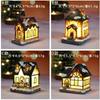 New Christmas New Christmas Decorations Resin Small House Micro Landscape Resin Small Ornaments Christmasing Gifts Room Decor