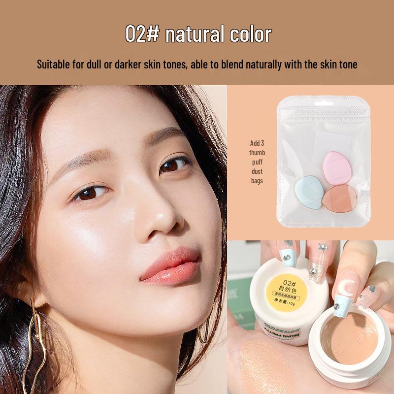 MKING PRETTY Seamless Sweat-Proof Concealer: Covers Blemishes, Acne, Dark Circles, and Tear Troughs.