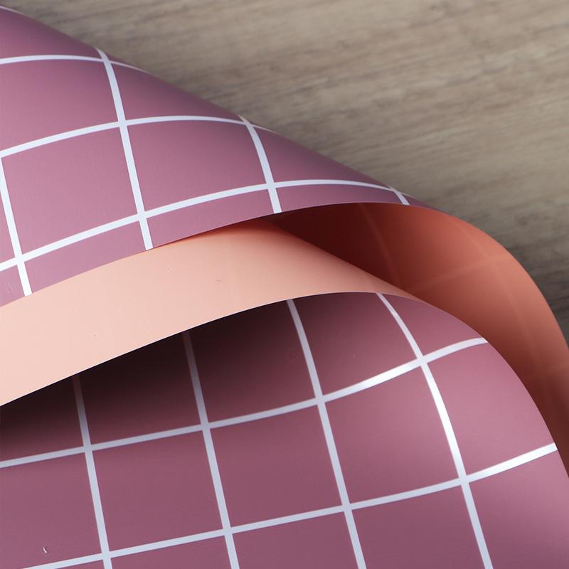 20Pcs Waterproof Floral Wrapping Paper Double Sided Elegant Letter Printed Bouquet Packing Material Bouquet Wrapping Paper