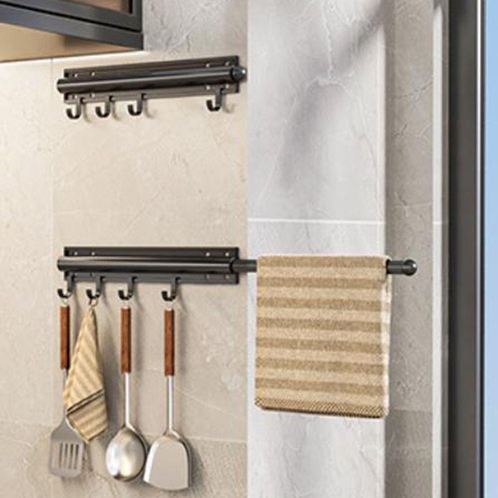 Aluminum Zinc Zinc Alloy Closet Valet Rod Retractable Wardrobe Clothing Rail Hanging Suits