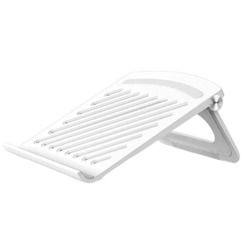 

Стабильная охлаждающая подставка для планшета Складная подставка с регулировкой высоты Высококачественная подставка для ноутбука Учеба белый