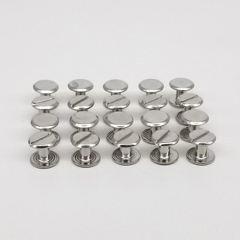 Carbon Steel Buckle Screw Nails for Leather Belt DIY Rivets