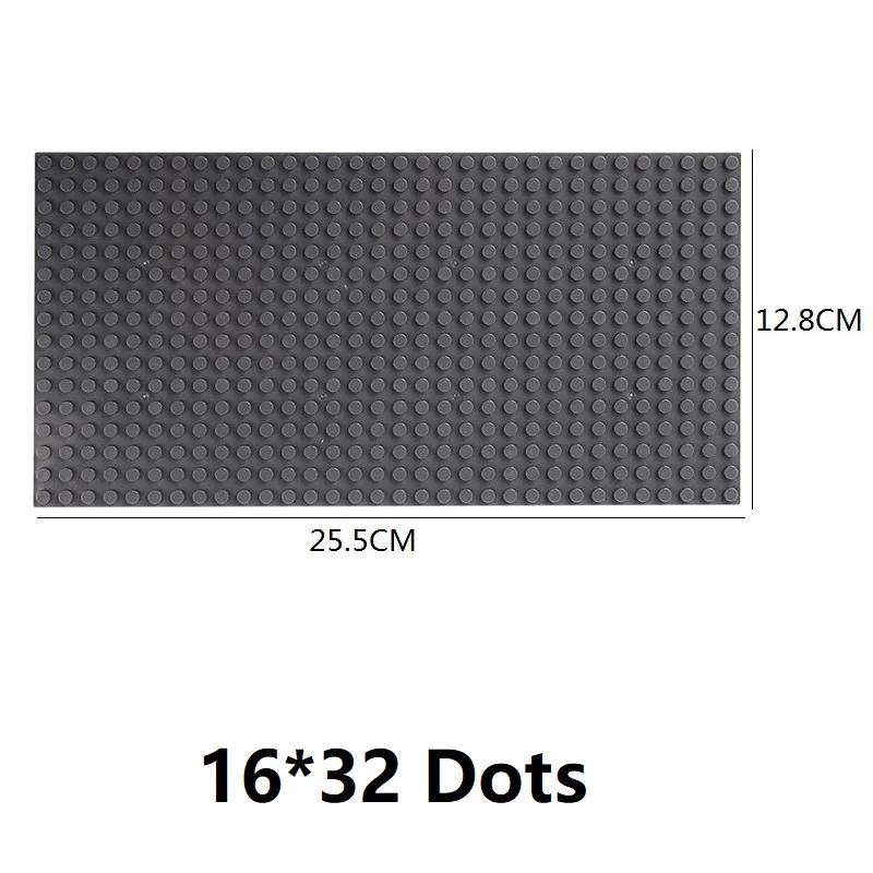 Single Double Sided Building Plates 32X32 16X16 16X32 Dots Diy Simulated Scene Building Block Base Compatible With Major Brands