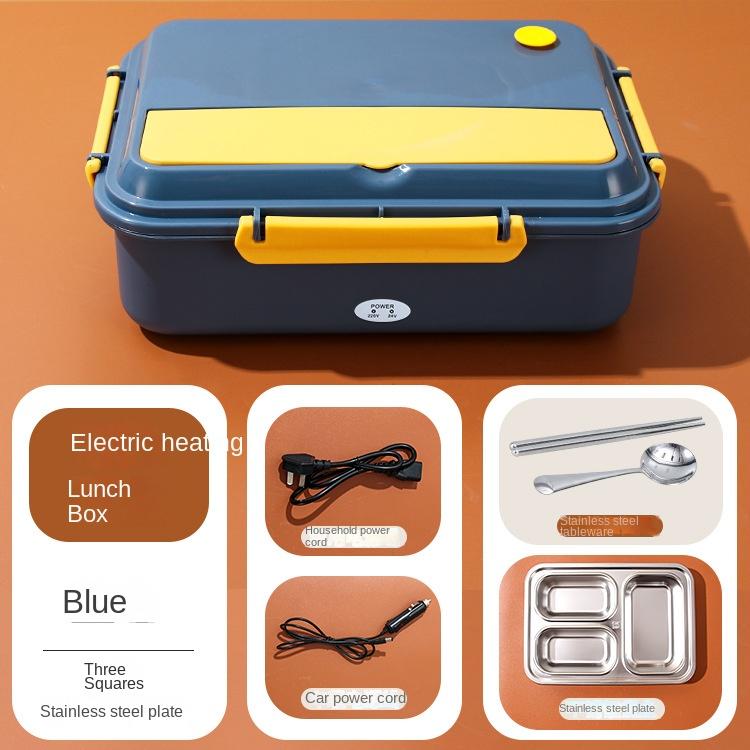 110V 12V 24V/220V 12V 24V Domácí a auto elektrický ohřívací box na oběd Plastový/nerezový vnitřek Přenosný rýžovar