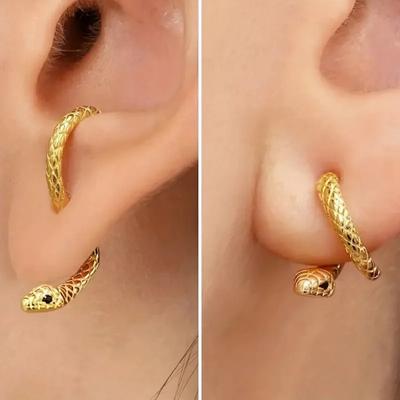 Animal Shapes Ear Studs Exquisite Gothic Snake Earrings Retro  Punk Studs Earring Accessories Personality Girl Jewelry
