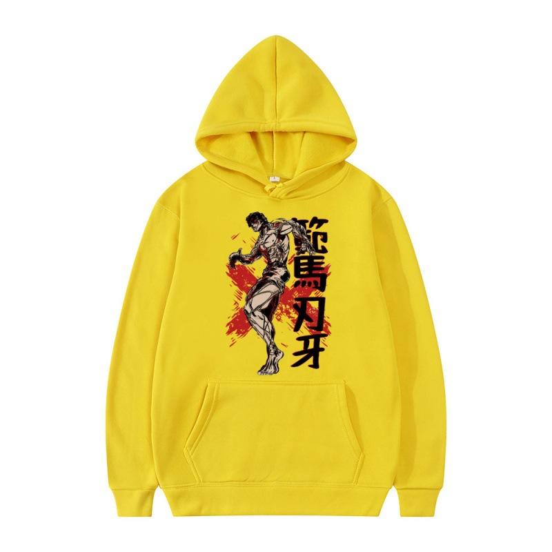 Bushido Grappler Baki Men's Hoodies Boys Harajuku Girls Pullover Fancy Music Gift Casual Loose Comfortable Sweatshirt