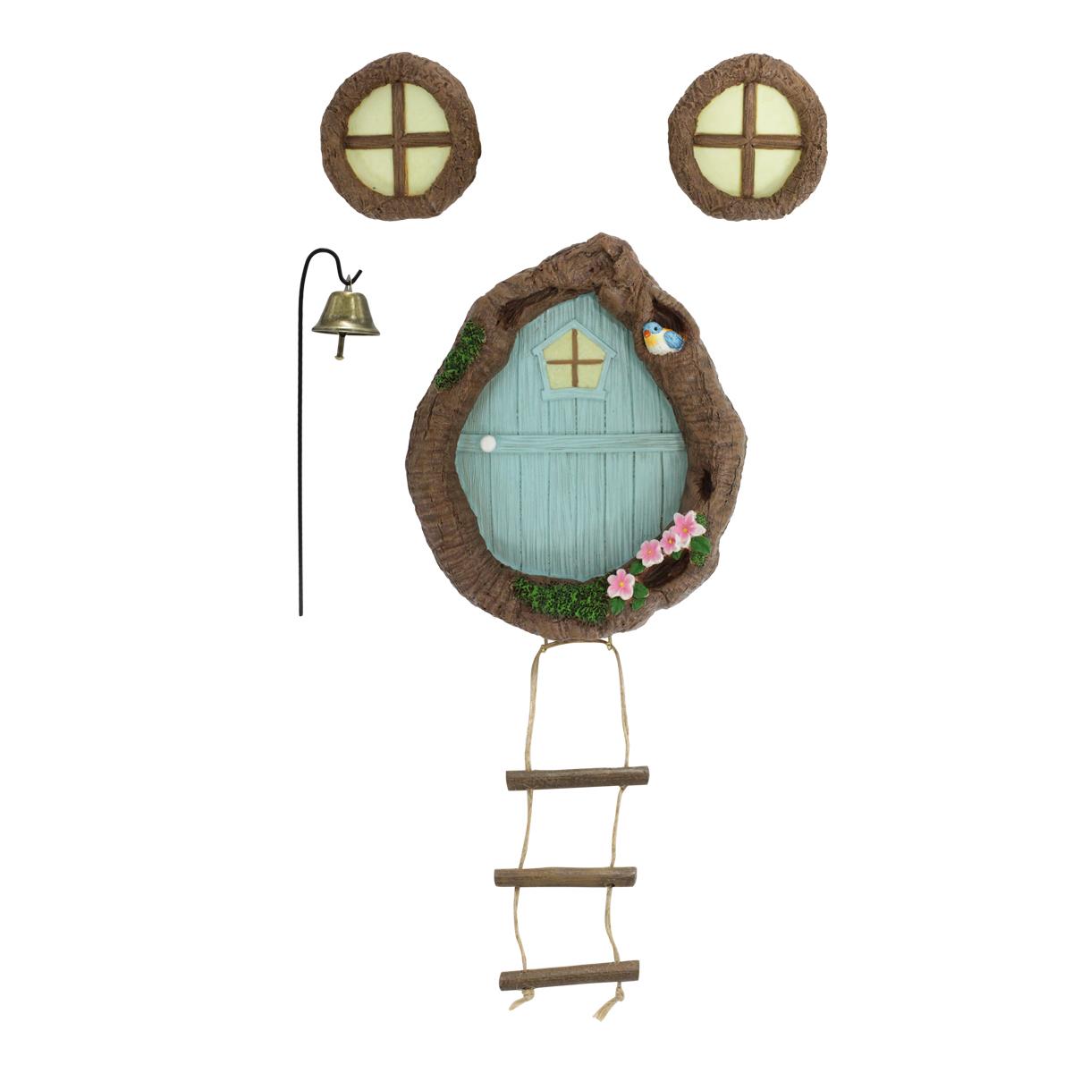 

1 Set, Mini Fairy Tale Door Decorations,Outdoor Decorative Pendants, OutdoorDecorative Garden Statue Stake For Patio Decoration