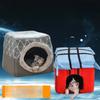 Neue Haustierprodukte Kreative Dual-Use-Space-Box Haustier-Katzennest Kann Zerlegt und Gewaschen Werden Winddichte warme Haustiermatte