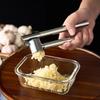 Manual Garlic Press, Stainless Steel Manual Garlic Press, Kitchen Garlic Puree Machine, Garlic Crushing and Mincing Machine, Garlic Puree Press