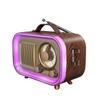 Retro Multifunctional Bluetooth Speaker with Radio, Portable Wireless Outdoor and Home Audio, Multi-band, Card Compatible.