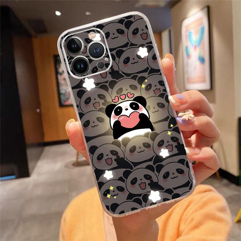 Cute cartoon panda Phone Case For iphone 17ProMax 17 Pro Air 16 15 14 13 Pro Max 16 15 14 13 Pro 15Plus