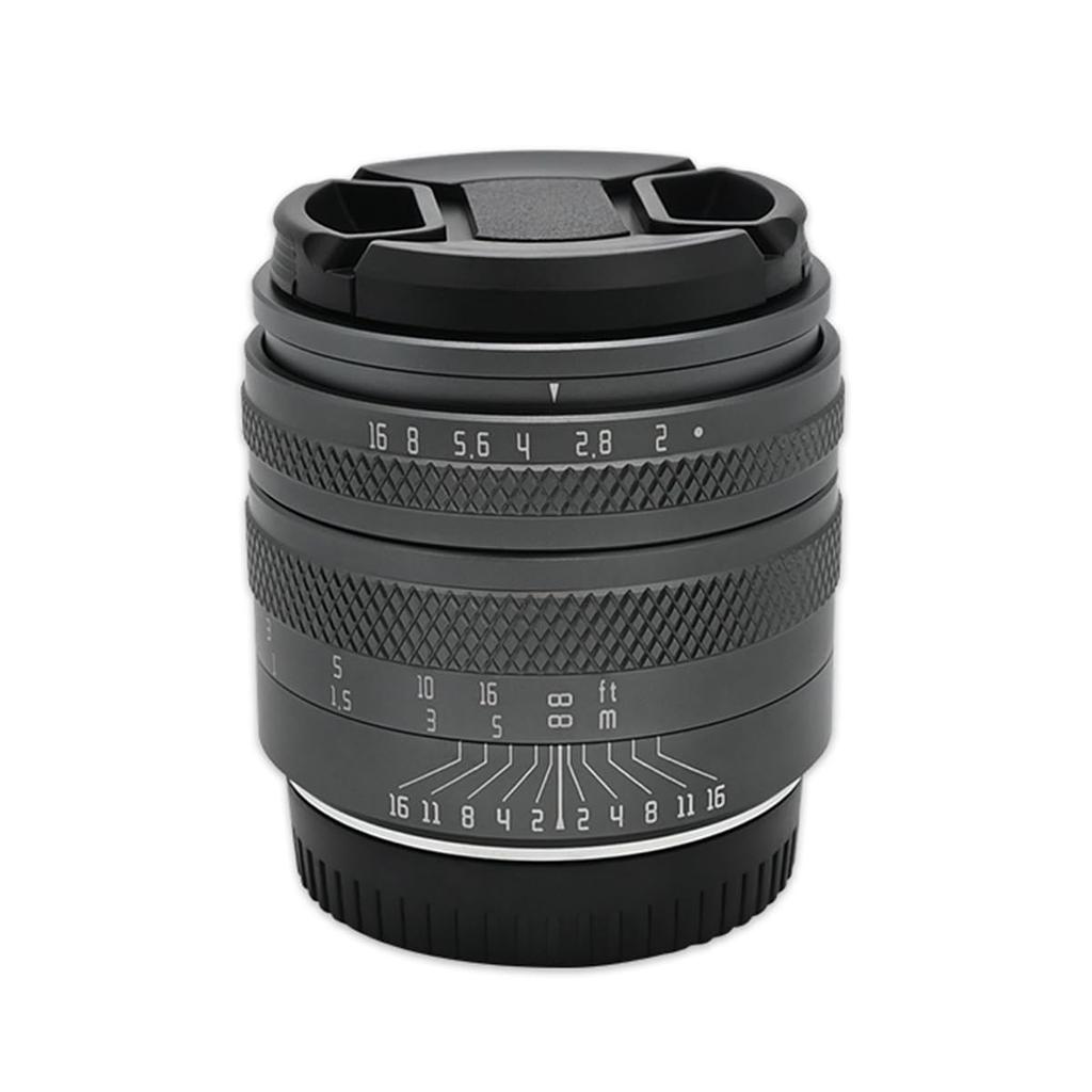 AstrHori 50 mm Canon Mount Titan Schwarz Standardobjektiv Rock Star Year F2.0 EF-M [2 Garantie]