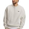 Minimalist Solid Color Crew Neck Drop Shoulder Sweatshirt Men Sweatshirt 6003939-110