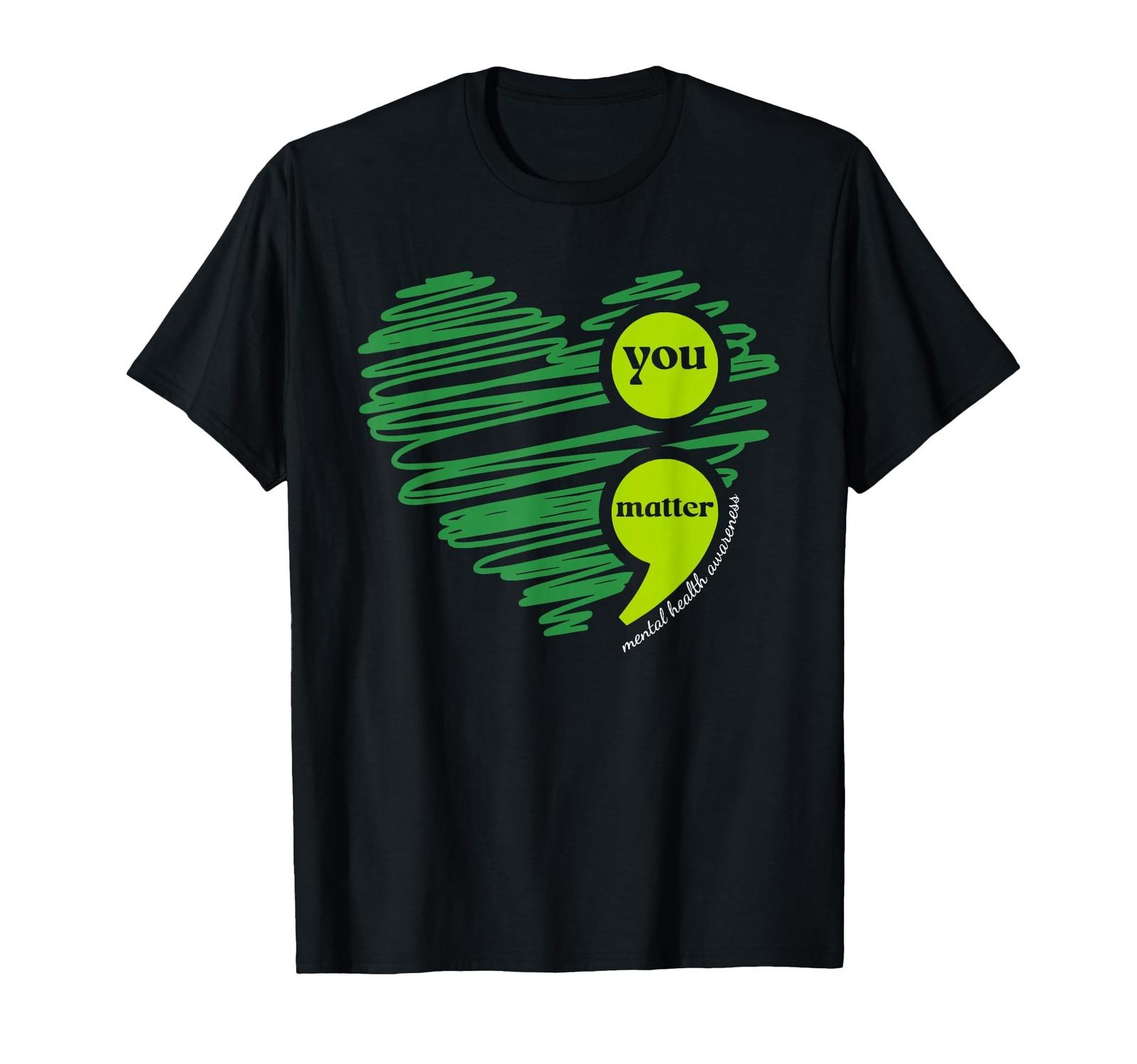 You Matter Mental Health Awareness Inspirational T-Shirt S разноцветный