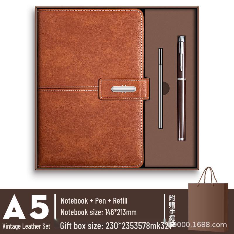 A5 Business Notebook Gift Box Set: Deluxe Office Stationery and Memorable Souvenir