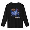 Mortification den Goblin Baumwolle Schwarz T-Shirt S 5XL PM1900 Langarm vintage Gewaschen Vielseitig Lässig Leicht