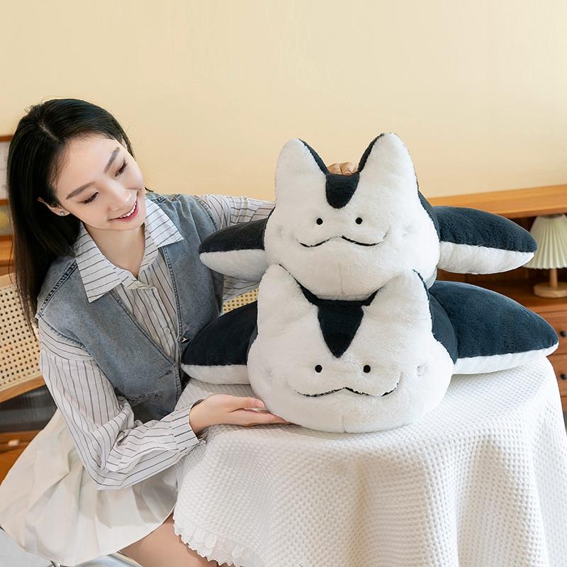 75/90cm Cute Cat Pillow Doll Kawaii Manta Cat Plush Toys Stuffed Animals Soft Toys Birthday Gift Room Decor