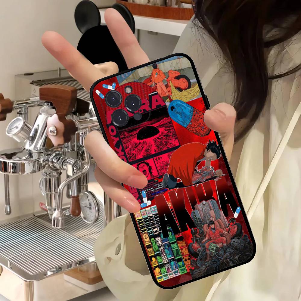 AKIRA ANIME CARTOON Phone Case For IPhone 17 16 15 14 11 12 13 Mini Pro XS Max Plus Funda Shell