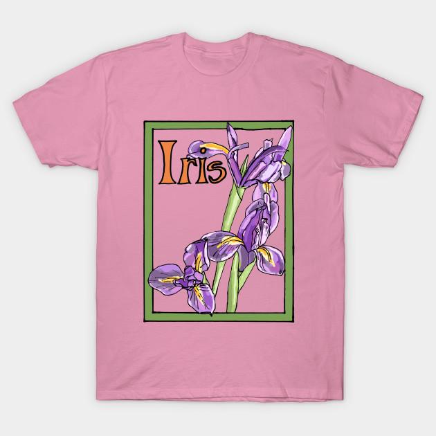 T Shirt Women Iris Harajuku Print Kawaii Tshirt Summer Short Sleeve Female T-Shirt Top Tee