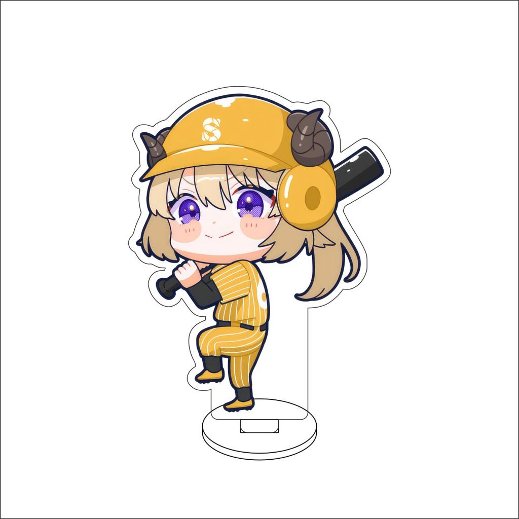 10CM Anime hololive Figure Stand Model Robocosan/Usada Pekora/Shirakami Fubuki Cute Desk Decor Standing Sign Gifts