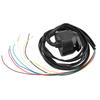 7 Pin Trailer Socket Wiring Kit with 1.5m Cable Towing Socket Wiring Harness for Commercial Vehicles Semi Trailer
