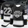 2026 Nuova Maglia da Allenamento King Team Hockey su Ghiaccio da Uomo con Stampa 3D, Bianca, Traspirante e Asciugatura Rapida, Maniche Lunghe, Bambini