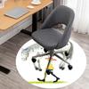 1pc Pippi Horse Round Chair Mat Area Rug - Non-Slip, Floor Mat for Office, Bedroom, Home Decor Christmas Gift P0811343