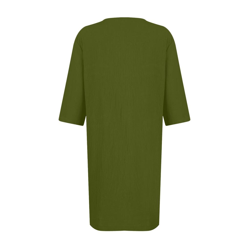 Women's Lightweight Summer Dress Midi Summer Beach Dress Boho Dress V-Neck Summer Dresses Elegant Dress