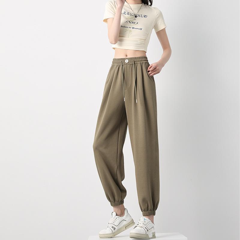 Sweatpants Women's Spring and Autumn New Loose High Waist Skinny Sweatpants Versatile Casual Leggings Lantern Harlan Pants
