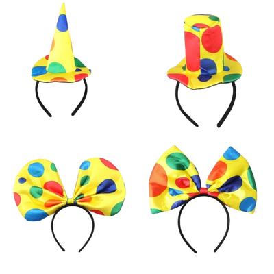 Halloween Clown Costume Novelty Headband Stage Props Circus Hairband Party Wear