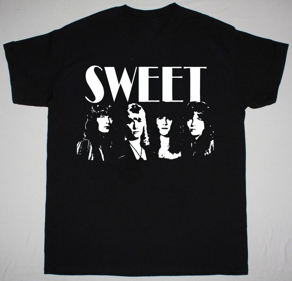 

Rare Sweet band Classic Short Sleeve Black All Size Shirt 4XL