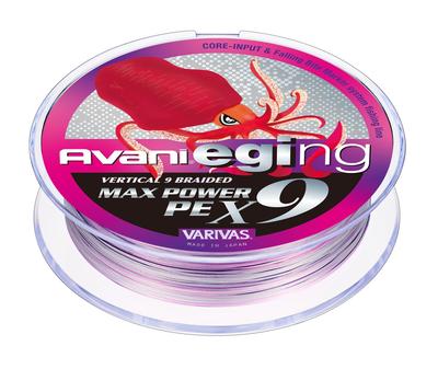 Varivas 9-Strand PE Line, Avani Eging Max Power PE X9, 150m, White (Marking), 0.8