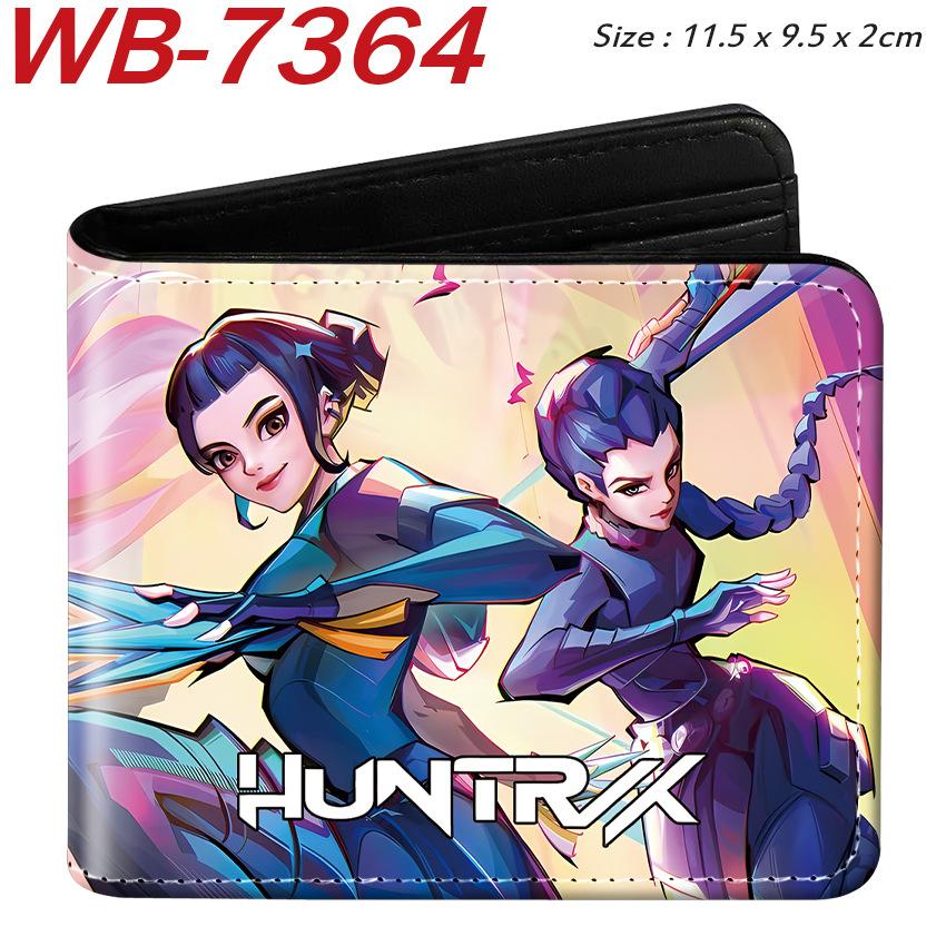 K-Pop Demon Hunters Pu Leather Two-fold Short Wallet and Practical