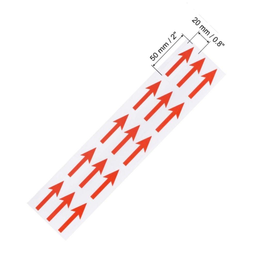 4 Sheet Self-Adhesive Labels Rectangle Arrow Stickers Small   Industrial Work