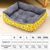 Square Full Fill Dog Bed for Large Dog Cushion Non-silp Sleeping Cat Bed Winter Warm Thickened Dog Bed Soft Doggie Sofa Cat Mat