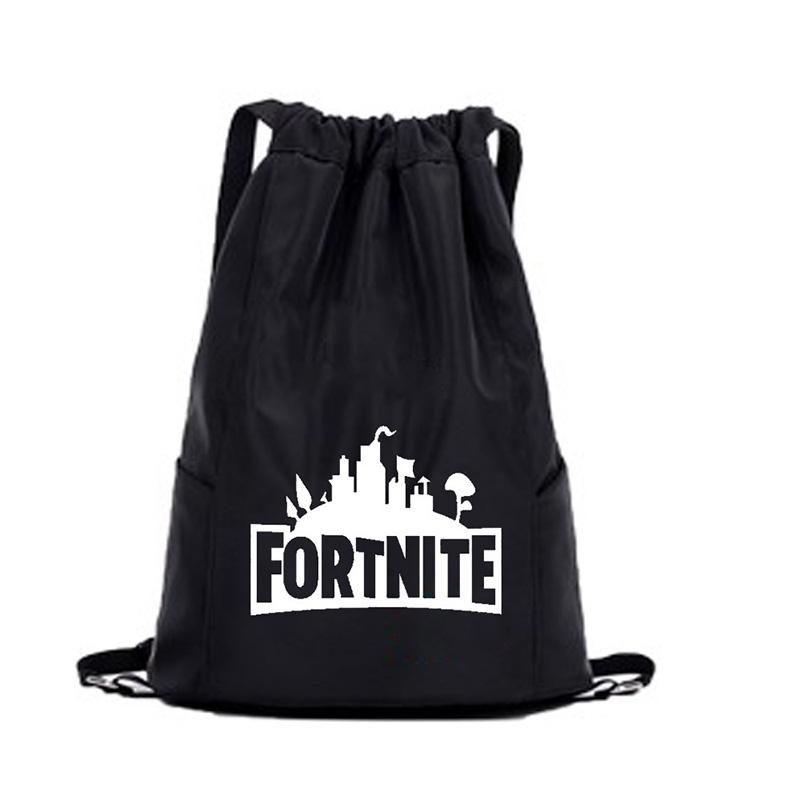 Game Drawstring Backpack Gym Beach Bags School Backpack For Teenagers Black