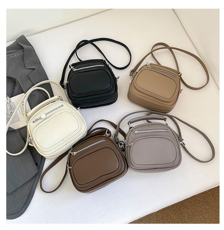 Women handbag and purses PU Leather Crossbody Shoulder Bags small vintage Multi-layer Lady Totes Cell phe Wallet borsa