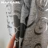 1 PC NAPEARL Blumen-Klassiker-Jacquard-Haken-Fenstervorhang, kurzer Tüll-Schlafzimmervorhang