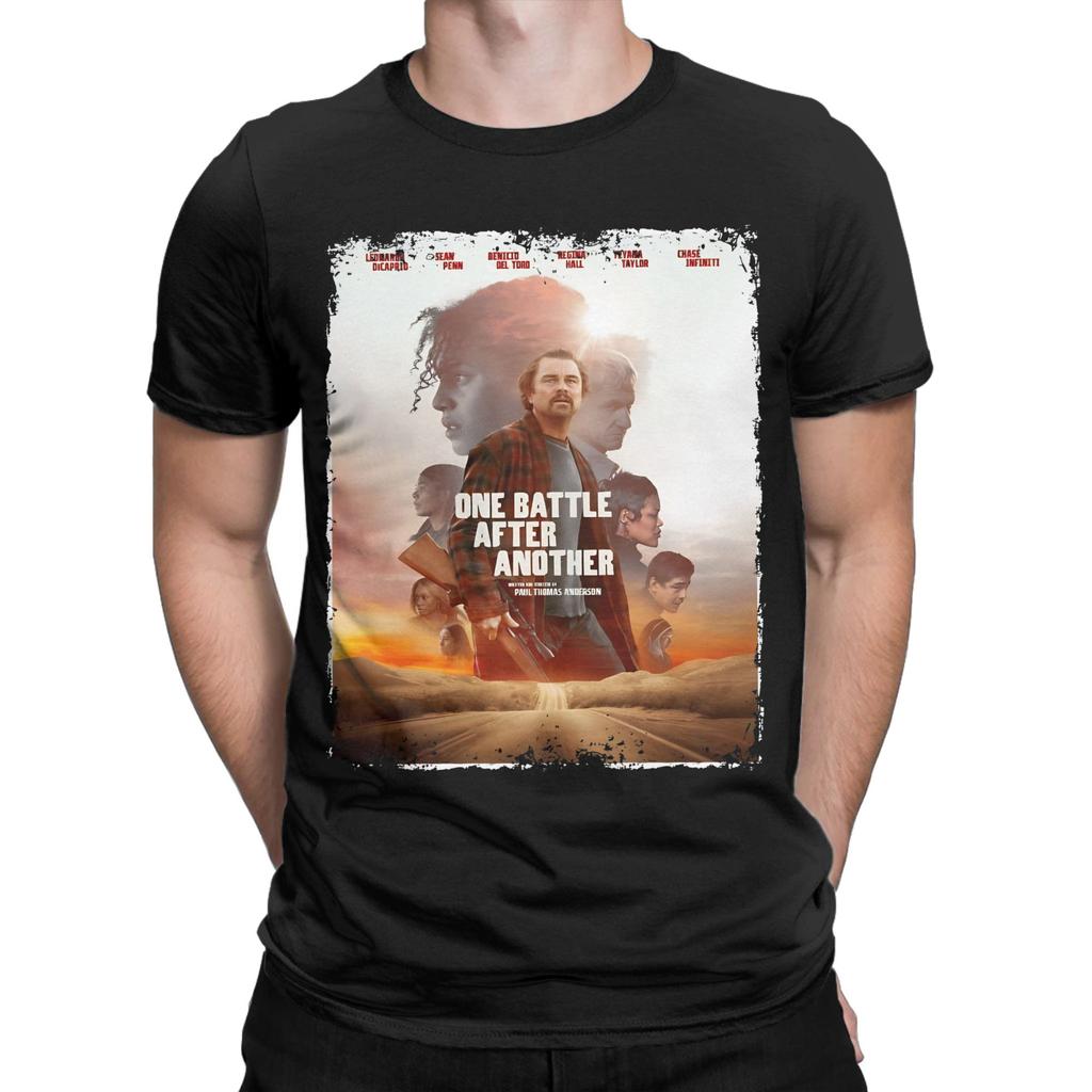 One Battle After Another T Shirt Summer Hipster T-Shirts Man Cotton O-Neck Plus Size Tees Short-Sleeve Y2K Basic Tshirt