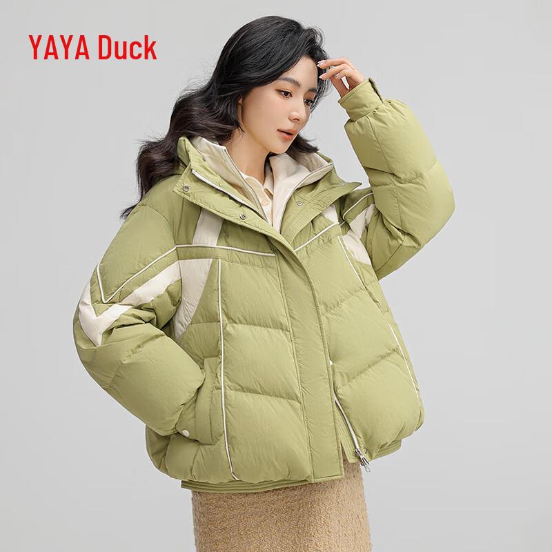 Yaya 2024 Women's Short Hooded Casual Down Jacket