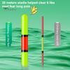 1 Set LED Lighted Fishing Float High Visibility Waterproof Long Casting Light-up Buoy Bobber Float Saltwater Freshwater Carp Fishing Accessories