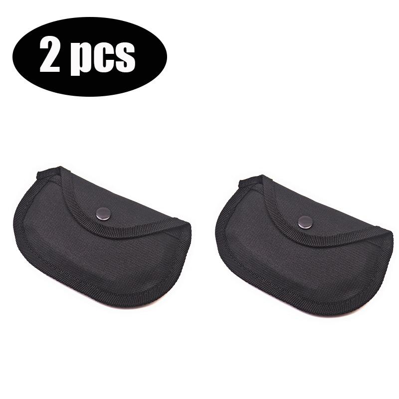 2/4PCS EDC Finger Tiger Protection Bag Shockproof Soft Lining Fist Ring Hanging Buckle Bag Iron Four-finger Cloth Cover Only Bag