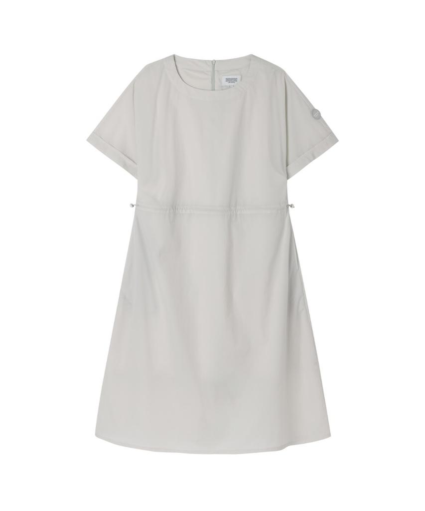 BROMPTON LONDON W Crease Dress - L/Grey (P262Wop183)