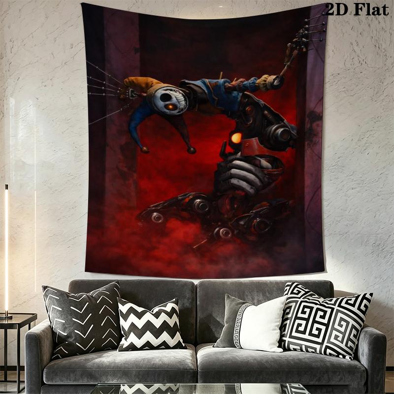 poppy playtime Wall Tapestry Aesthetic Wall Hanging Printed Fabric Blanket Decorative Tapestries for Bedroom Living Room Home Decor