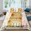 Leaning Tower of Pisa Duvet Cover Paris Tower Bedding Set Blue Sky Comforter Cover Vintage Tower with 2 Pillowcases 3Pcs Bedding