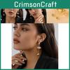Stylish Gold Chain Earrings For Women Simple And Versatile Long Drop Design