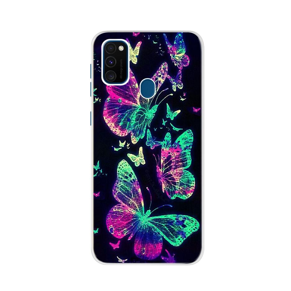 For Samsung Galaxy M21 Case Samsung M30s Soft Slim Cute Painted Phone Back Cover For Samsung M21 M 21 M215F Cases Bumper Fundas